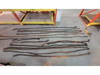 Qty of Chains Various Lengths and Sizes 