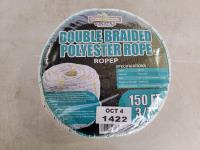 150 Ft 3/7 Inch Double Braided Polyester Rope
