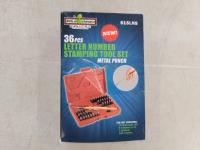 36 Piece Letter Number Stamping Tool Set