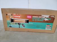1500W Remote Controlled Patio Heater and Stand