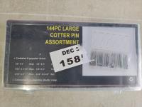 144 Piece Large Assortment Cotter Pins