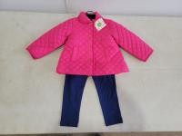 Little Me 3 Piece Pink Jacket Set