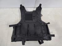 Black Tactical Airsoft Paintball Vest 
