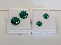 (4) Smartlife Emerald Gemstones