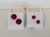 (4) Smartlife Ruby Red Gemstones