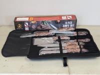 Kitchen King 9 Piece Stainless Steel Knife Set