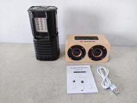 Battery Powered Lantern and Mini Portable Speaker