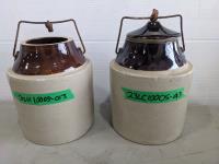 (2) Pickling Jars