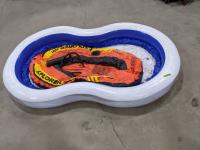 Inflatable Pool, Raft and Pump