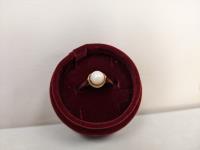 Vintage 10K Gold Ring with Pearl 