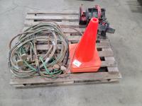 Cutting Torch, (6) Fire Extinguisher Brackets and (6) Traffic Soft Cones
