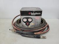 Turbo Torch DP250-800-580 Nitrogen Purge Regulator and (2) Lengths of Hose