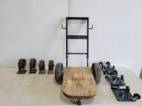Powerfist Wheeled Cart and Qty of Castors