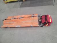 (2) Stretchers and First Aid Bag 