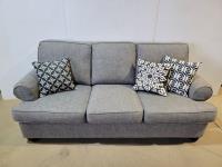 Couch with (3) Decorative Pillows