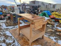 Sears/Craftsman 10 Inch Radial Arm Saw on Wood Stand