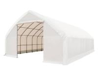 TMG Industrial ST3050E 30 Ft X 50 Ft Straight Wall Peak Ceiling Storage Shelter