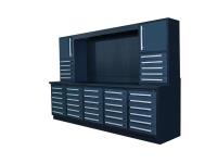 TMG Industrial WBC30D 10 Ft 30-Drawer Workbench Cabinet Combo