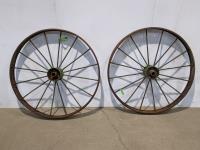 (2) 46 Inch Steel Wheels