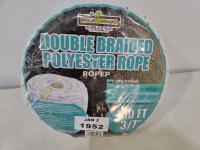 150 Ft Double Braided 3/7 Inch Polyester Rope