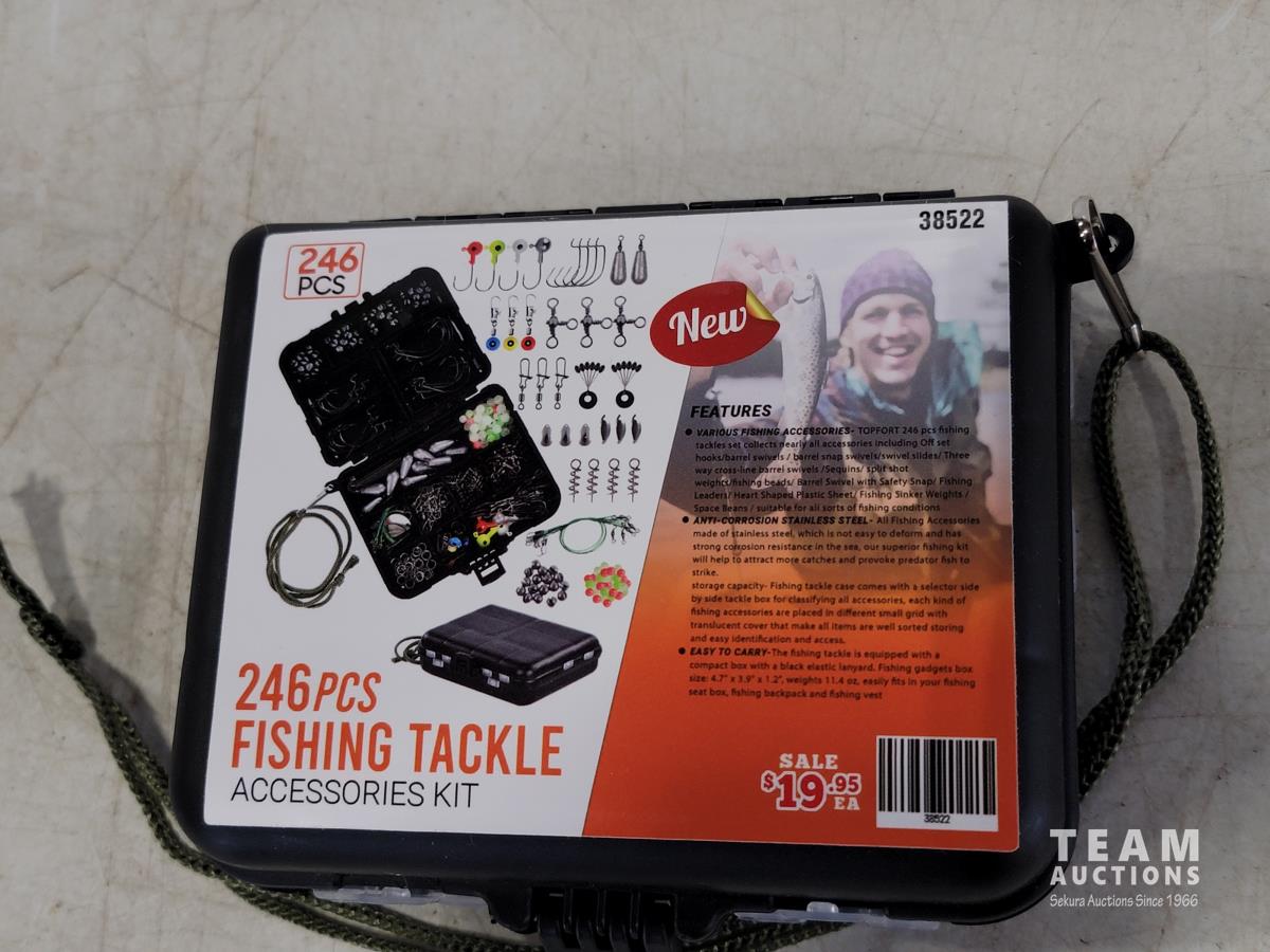 246 Piece Fishing Tackle Kit - 24AA