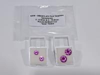 (4) Smartlife Pink Sapphire Gemstones