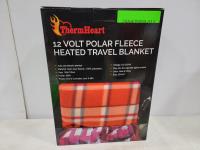 12 Volt Polar Fleece Heated Travel Blanket