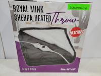 Royal Mink Heated Throw Blanket