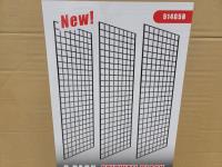 Black Metal Gridwall Display 3 Pack