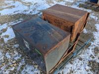 (2) Metal Truck Tool Boxes