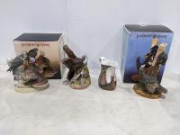 Collection of Austin Nichols Wild Turkey Whiskey Bottles and Pitcher