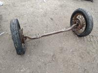 Antique Car Axle and Front Tires