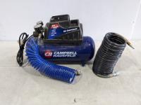 Campbell Hausfeld 3 Gallon Air Compressor and Hose