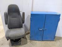 Kenworth Seat and Metal Cabinet