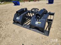 Greatbear 72 Inch Hydraulic Rock Grapple Bucket - Skid Steer Attachment