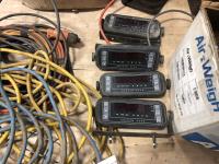 (4) Vulcan V340 Scale Monitors with Wiring Harnesses, (2) Sensors and Qty of Shop Items