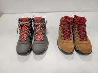 (2) Pairs of Columbia Newton Ridge Plus Womens Boots