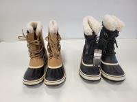 (2) Pairs of Womens Sorel Boots