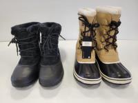 (2) Pairs of Womens Sorel Boots