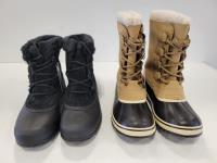 (2) Pairs of Womens Sorel Boots