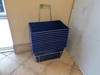 (12) Shopping Basket with Rack