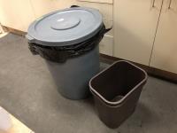 (3) Garbage Cans