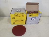 (3) Boxes of (50±) Klingspor 150 Grit Sandpaper Discs