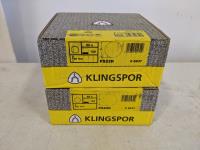 (2) Boxes of (50±) Klingspor 120 Grit Sandpaper Discs