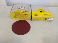 Qty of Klingspor Sanding Discs and Sandpaper Roll