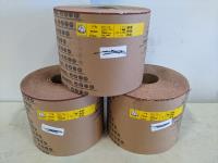 (3) Rolls of Klingspor 8 Inch X 1968 Inch Sandpaper