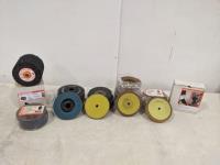 Qty of Grinding Discs and 16 Ft Roll of Stainless Steel Tape