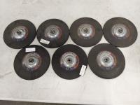 (7) Walter 9 Inch X 1/4 Inch Steel Grinding Discs