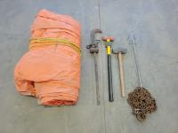 Qty of Tools and Hay Tarp