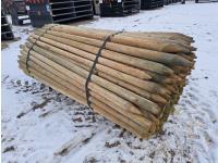 (150) 2 Inch - 3 Inch X 8 Ft Treated Posts